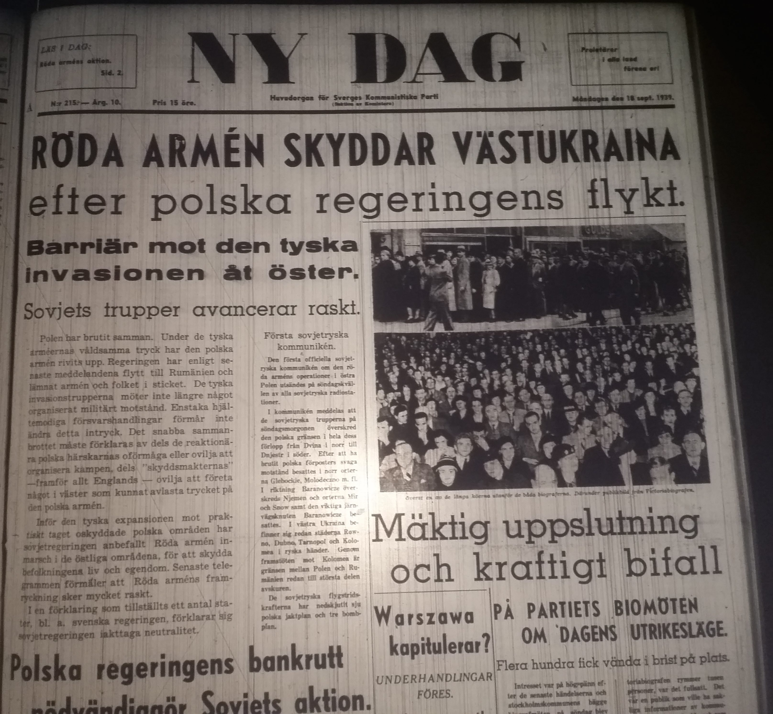 Ny Dag 1939-09-18